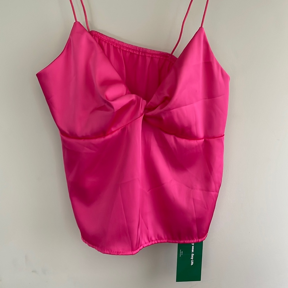 Hot pink tank top. Brand new.